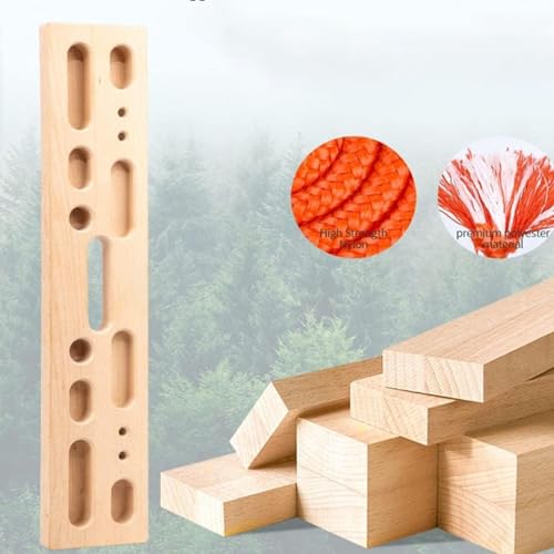 Rock Climbing Fingerboard Heavy Duty Portable Trainer | Climbing Hangboard Doorway Mount for Climbers Beginner Men Women Home Gym Indoor Fitness Workout