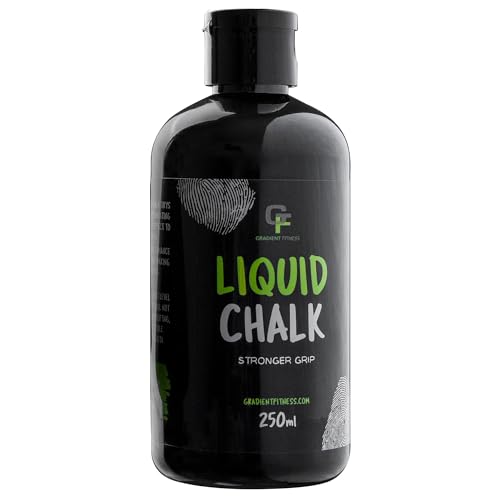 Gradient Fitness Liquid Chalk, Gym, Lifting, Rock Climbing, Pole Grip, for Weightlifting, Workout, Dry Hands Pole Grip, Hand Chalk - size: 250ml