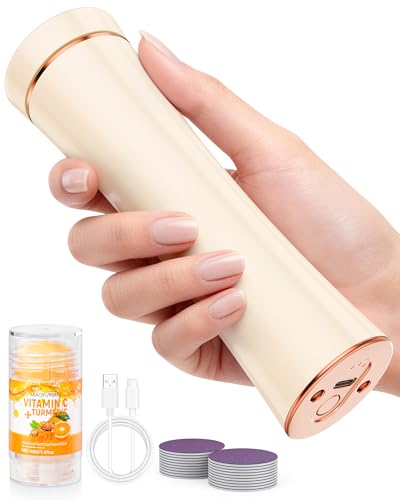 Electric Foot Callus Remover, Foot File Pedicure Tools | Waterproof Pedicure Kit, 3 Speeds, Foot Cream, Use for Hard Calluses and Cracked Heels - color: Beige