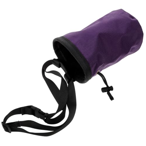 Outanaya Large Capacity Chalk Bag for Climbing with Oxford Cloth and Fleece Material, Prevents Slipping and Enhances Grip, Stylish Look Outdoor Climbing Powder Bag for Bouldering Activities