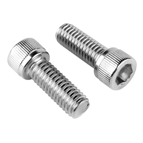 1/4-20 x 3/4" Socket Head Cap Screws Allen Hex Bolts, 304 Stainless Steel 18-8, UNC Fully Machine Thread, 25Pcs Silver - color: Silver, size: 1/4-20 x 3/4" (25PCS)
