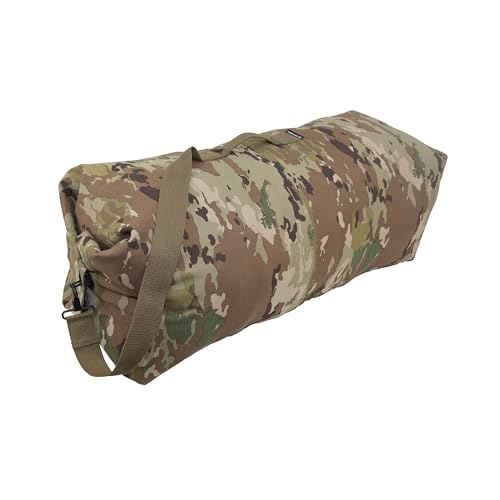 Stansport Deluxe Duffel Bag with Shoulder Strap - color: Camo, size: 42" X 12" X 12"