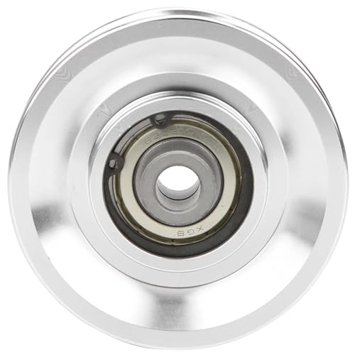 Aluminum Alloy Exercise Pulley | 10.5mm Universal Replacement for Gym Equipment | Strength Training/Home Gym Accessories | Sturdy & Lightweight 165g - size: Diameter 80mm