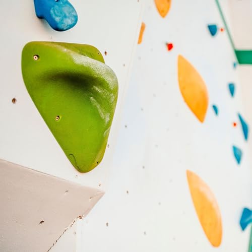 PATIKIL Rock Climbing Holds, Climbing Rock Wall Grips Play Set - color: Orange Red, size: B-Large