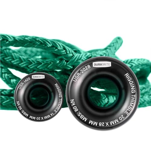 Pelican Rope 3/4" - 12 FT - Green Adjustable Rigging Block Sling with Aluminum Ring - 20,000 LBS MBS / 2,000 LBS WLL, 12 Strand, Polyester, Arborist Sling, Tree Climbing Gear - Single-Head - style: Single-Head | 3/4" – 12 FT