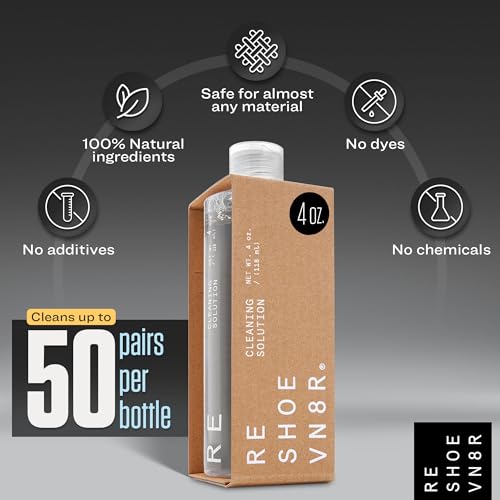 RESHOEVN8R Shoe Cleaner Kit - Sneakers, Mesh, Canvas, Suede, Knit, Leather | Cleaning kit solution for sneakers, mesh, canvas, suede, knit & leather shoes, flagship complete cleaning set