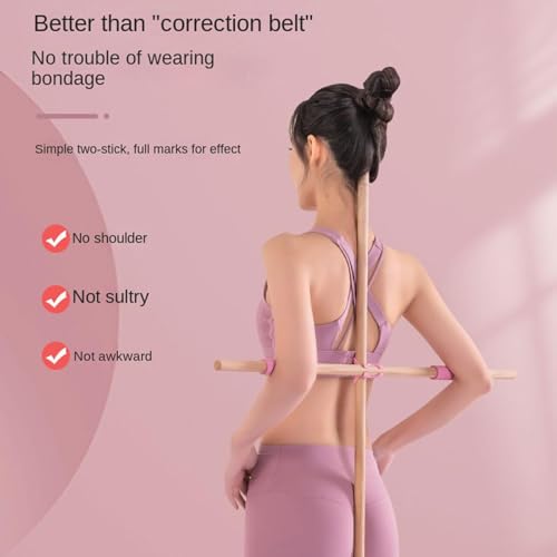 Yoga Stick - 2 Pieces Pilates Workout Bar,Stretch Mobility Pole for Runners Beginners Professionals Home Office Gym Studio Living Room - size: 80cm