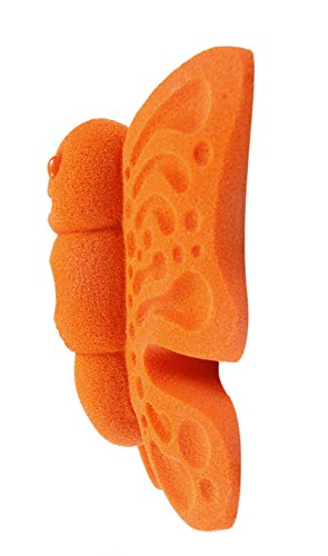 Atomik Rock Climbing Holds Bolt-On Butterfly in Orange