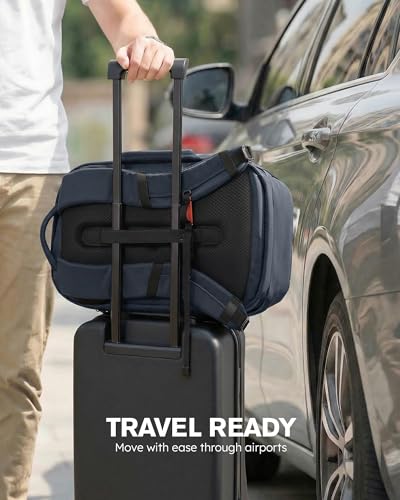 Tolaccea Travel Laptop Backpack 32L, TSA Friendly Flight Approved Computer Work Business Bag, Water-resistant Carry on Luggage, Durable Casual Daypack College Rucksack for Men Women - color: Midnightsky