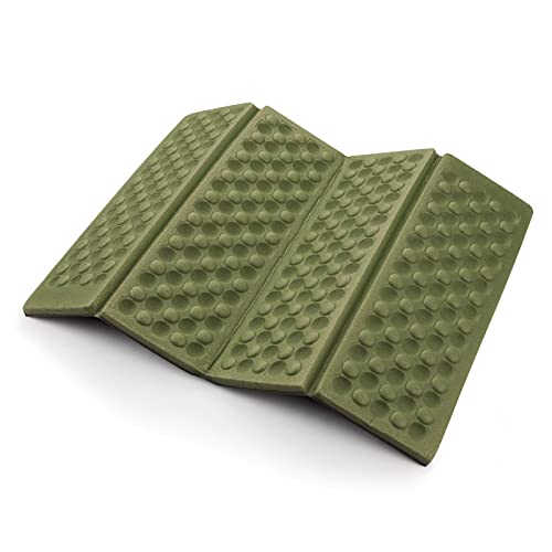 AceCamp 3940 Portable Lightweight Mini Waterproof Folding Mat, Foam Sitting Pad for Outdoor Activities, Foldable Kneeling and Seat Cushion for Comfort, Red - style: Green 1pc