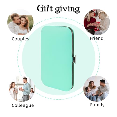 Manicure Set 8 in 1 Nail Clipper Set,RedFlow Nail Clippers,Fingernail & Toenail Clippers,Manicure Tools,Pedicure Tools,Suitable for Travel Manicure Kit,Nail Set Kit with Everything Profe (Green) - color: Green