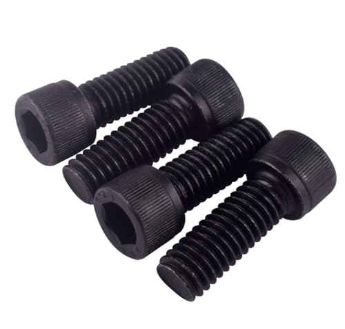 10Pcs 3/8-16 x 1-1/2" Socket Head Cap Screws Bolts, 12.9 Grade Alloy Steel Black Oxide Finish, Allen Hex Drive, UNC Coarse Full Thread - size: 3/8-16 x 1-1/2" (10PCS)