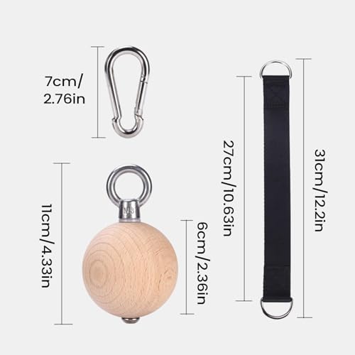 Rock Climbing Ball Grips 2 Pieces Rock Climbing Grip | Non-Slip Forearm Exerciser for Barbell Resistance Band Handle Training Exercise