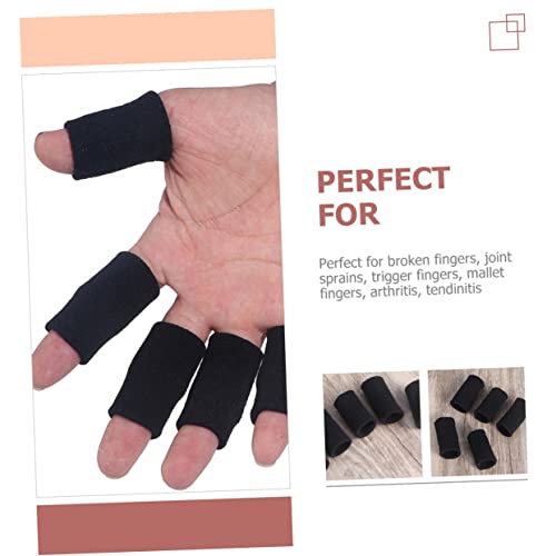 30pcs Nonslip Finger Protective Covers Elastic Finger Sleeves for Sports Volleyball and Exercise Material for Injury Prevention and Comfort