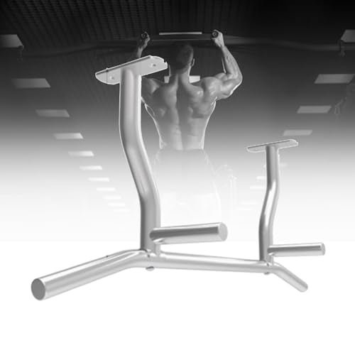 Joist Mount Pull Up Bar, Ceiling Mount Pull Up, Strength Training Pull-Up Bars, Bar with Multi-Grip Foam Grip, 40'' Wide, Pull Up Bar for Home Gym,Silver-Straightrod - color: Silver, size: Straightrod