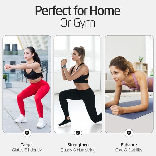 weight-lifting-beLoGest Weighted Hip Thrust Belt with Velcro Closure – 6lb, 8lbs, 10lbs, 12lbs - Comfortable & Secure Padded Neoprene Weighted Hip Belt for Hip Thrusts, Squats, Lunges, Calf Raises, Planks and Dipslts - color: 6-LB Black