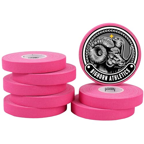 Bighorn Athletics Finger Tape, Female Climber Tin, 0.5"x45ft, 8Rolls, Pink | Climbing tape with retro design tape holder for tension support & bouldering. EZ tear, strong adhesive, residue-free. - color: Pink