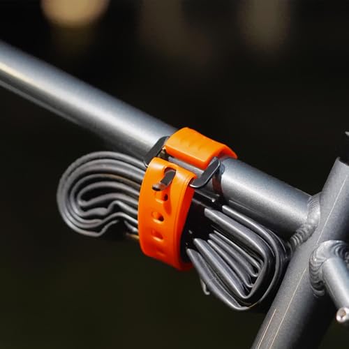 Utility Straps Pro (2-Pack) - Heavy-Duty 40lb Secure Straps for Bikes, Skis, Moto Gear, Tools & More - Freeze-Proof, Safety Orange (20in(50CM)) - color: 20in(50CM)