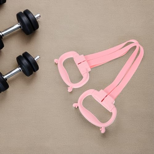 DOITOOL Figure 8 Resistance Bands Pink Elastic Back Training Rope Adjustable Strength Exercise Band for Shoulder and Arm Workout Home Fitness Equipment