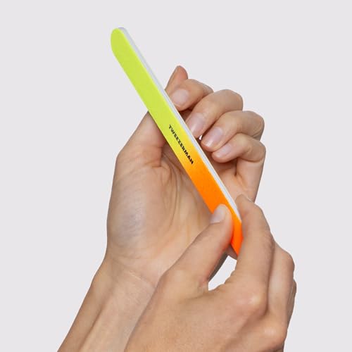 Tweezerman Stainless Steel Nail Clipper Combo Set with 3 Nail Files Neon - color: Stainless Steel W/Nail Files