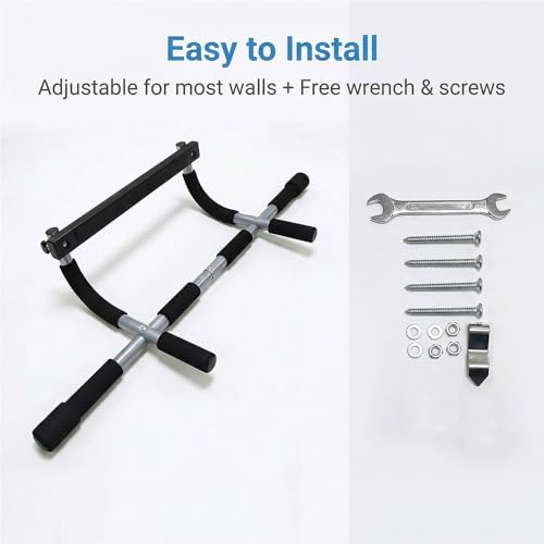 Upgrade Pull Up Bar for Doorway - Max Capacity 330 lbs