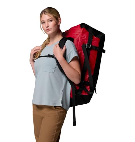 Columbia Unisex Landroamer 60L Duffel, Mountain Red/Black, One Size - color: Mountain Red/Black
