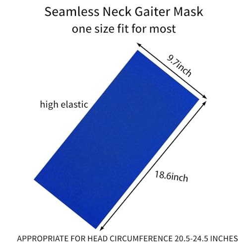 Neck Gaiter Masks Tube Scarf,Seamless Bandanas Buffs Gators,Ourdoor Face Mask Face Covering Multi Headwear - color: No4
