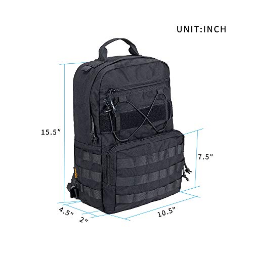EXCELLENT ELITE SPANKER Outdoor Hydration Backpack Bundle Packs Water Bladder Carrier for 3L Water Bladder - color: Black
