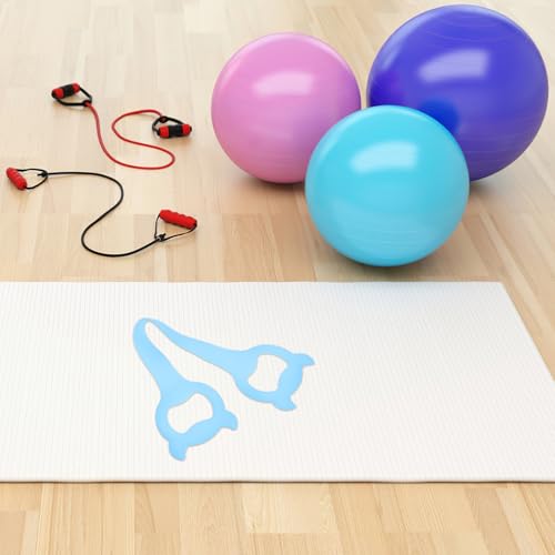 GARVALON Resistance Bands for Arm Back Shoulder Training, High Elasticity Stretch Bands with Cable Material Attachments, Portable Yoga Stretch Strap for Flexibility and Strength Workout