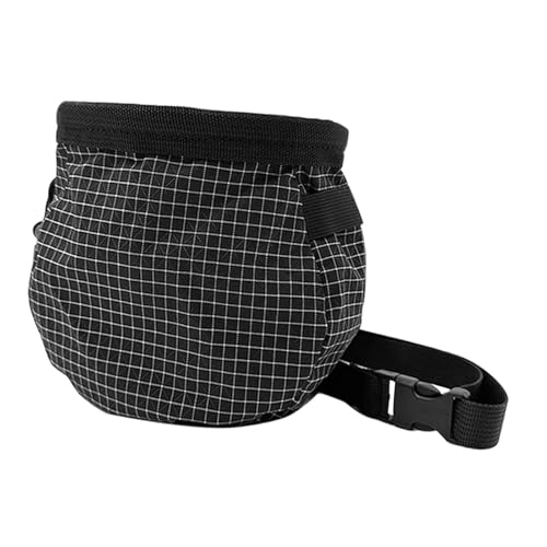 Climbing Chalk Bag Chalk Carrier Bag with Waist Belt Drawstring Closure Storage Pouch for Disc Golf Workout Weight Lifting