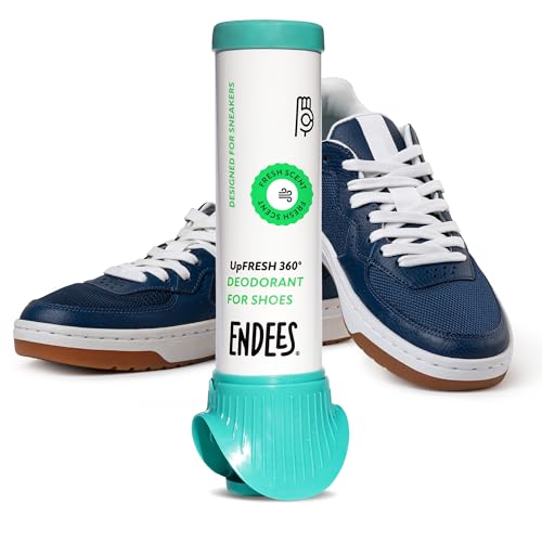 Endees UpFresh 360° Shoe Deodorizer Spray - Foot Odor Eliminator Shoe Spray for Smelly Shoes, Feet, Sneakers, Boots, Athletes Gym Bags, Stinky Smell Elimination Deodorant, Travel Size 3.38 Fl Oz - size: 3.38 Ounce