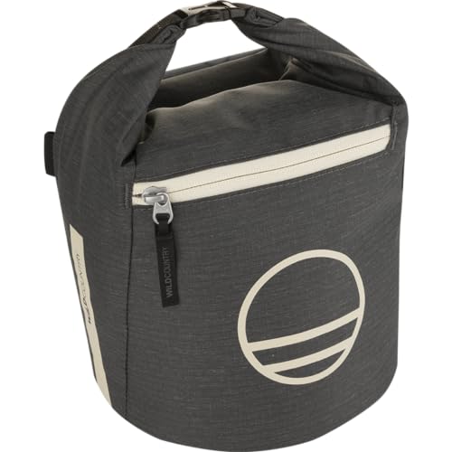 Wild Country Spotter Boulder Chalk Bag | Large Bucket with Zippered Pocket, Stands Upright for Long Sessions - color: Onyx