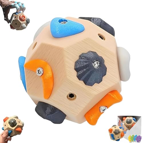 Handcrafted Boulder Block for Climbers,Finger Strengthener & Grip Trainer for Rock Climbers,Includes Detailed Instructions and Gameplay Rules,Bouldering Training Tool Gift