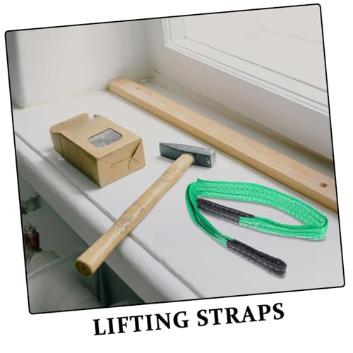 Healifty Industrial Heavy-Duty Lifting Strap Nylon Sling for Versatile Hoisting Safety Tested for Heavy Loads for Rigging and Transporting Equipment