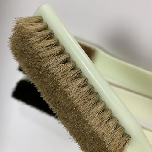DOITOOL 2pcs Bouldering Stone Cleaning Brush with Stiff Boar Bristles and Sturdy Handle, Portable Outdoor Rock Climbing Brush for Chalk Hold Maintenance and Crevice Cleaning