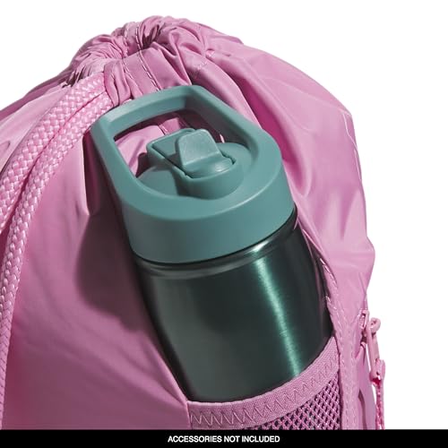 adidas Alliance Sackpack – Drawstring Backpack for Sports, Small Gym Bag, Tropic Bloom/Clear Pink/3, OSFA - color: Tropic Bloom/Clear Pink/3