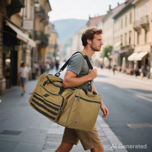 120L Extra Large Gym Duffle Bag for Men Women with Shoes Compartment Heavy Duty Tactical Sports Duffel Bag Big Football Baseball Basketball Soccer Hockey Team Equipment Bag, Brown - color: Brown
