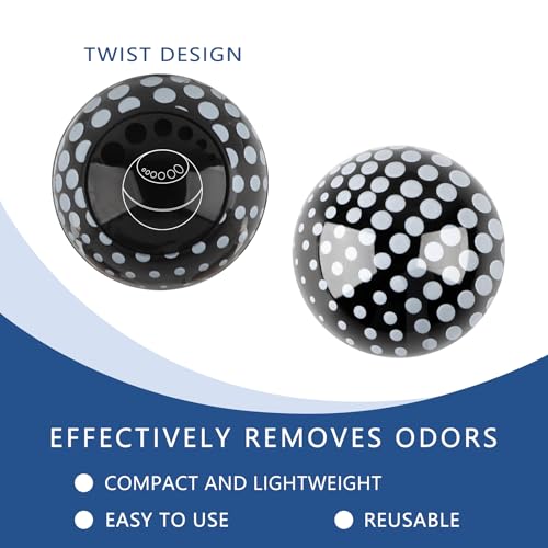 Knixmax Shoe Doodorizer Balls Boot Fresheners Gym Bag Smell Remover Ball 12 Packs