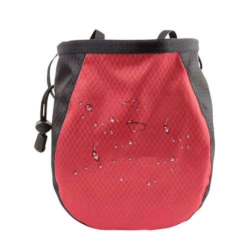 Chalk Bag for Rock Climbing Lightweight Leakproof Adjustable Pouch | Outdoor Bouldering Chalk Pouch for Outdoor Weight Lifting Training Mountaineering Climber Athlete Instructor
