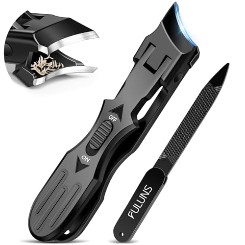 Nail Clippers for Men Thick Nails, Heavy Duty Slanted Toenail Clippers for Seniors Ingrown Toenails with Safety Lock, Large Fingernail Clipper Long Handle Nail Cutter Gifts for Men Women Adults, Black - style: Black Slanted Nail Clippers