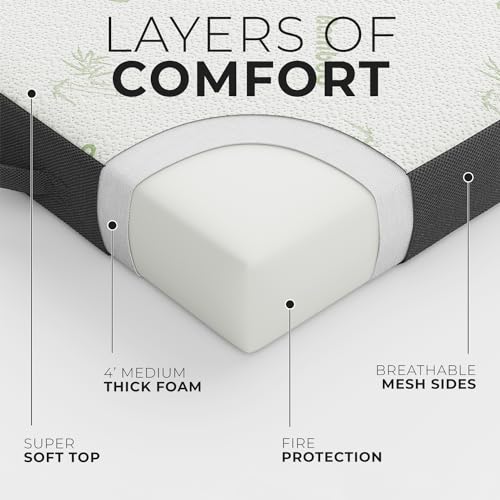 Cozzzi Trifold Foldable Mattress for Floor and Traveling with Removable Cover - Lightweight and Portable Foldable Mattress for Adults & Kids - Compact and Easy to Storage (75in x 25in x 4in) - size: Single (75in x 25in x 4in), style: Gray
