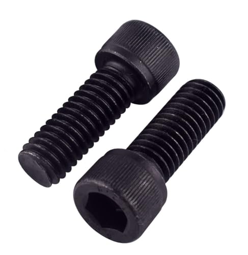 10Pcs 5/16-18 x 1" Socket Head Cap Screws Bolts, 12.9 Grade Alloy Steel Black Oxide Finish, Allen Hex Drive, UNC Coarse Full Thread - size: 5/16-18 x 1 (10PCS)