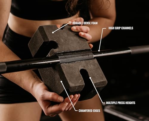 Adjustable Bench Press Board – All-in-One Barbell Press Training Tool for Powerlifting & Strength Training - color: 2-5 Board (Medium Density) (3" - 7.5")