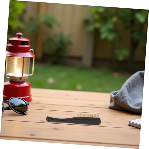 Healifty Climbing Chalk Brush for Rock Cleaning with Ultra-Dense Boar Hair Bristles and Wooden Handle, Bouldering Brush Tool for Outdoor Adventure and Professional Climbers