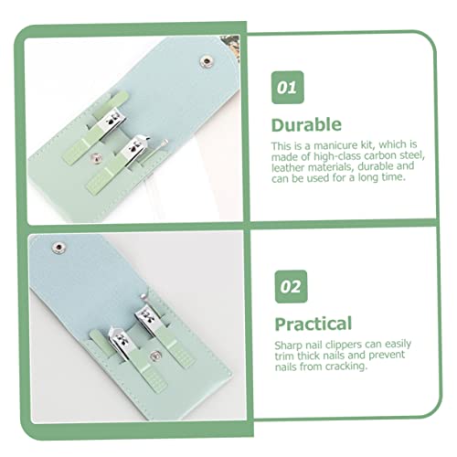 GALPADA 3Set Portable Nail Clipper Set with Lightweight Travel Bag Professional Manicure Tools for Home Travel Camping Ergonomic Design for Easy Nail Care