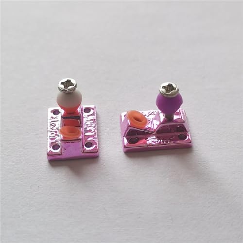 Fingerboard Truck Base with Soft PU Bushing Pivot Cup for Finger Skate Board Professional Mini Skateboard(Inverted Pink) - color: Inverted Pink