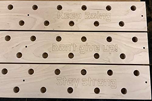 Plyobox Warehouse 8"x72" Climbing Pegboard. New Custom Engraving Options!