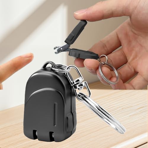 Folding Nail Clipper Mini Backpack Travel - 1 Pc Stainless Steel Keychain, Daily Carry Accessory