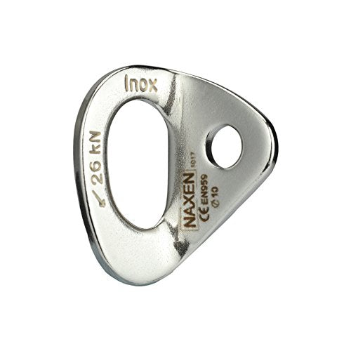 NAXEN 26kN Bolt Hanger Stainless Steel Climbing Hanger Climbing Anchor for 10 mm / 3/8" Bolt Pack of 6
