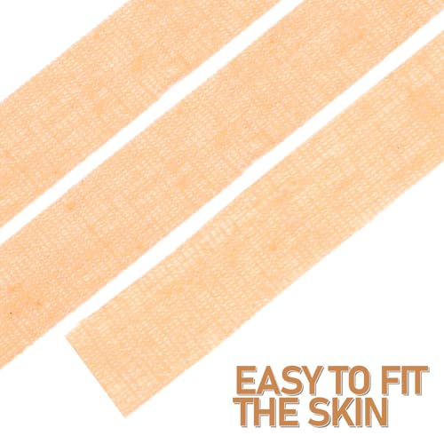 Finger Tape 30 Rolls 1cm X Skin Color Strong Adhesive Wrap for Basketball, Rock Climbing, and Athletic Hand Support